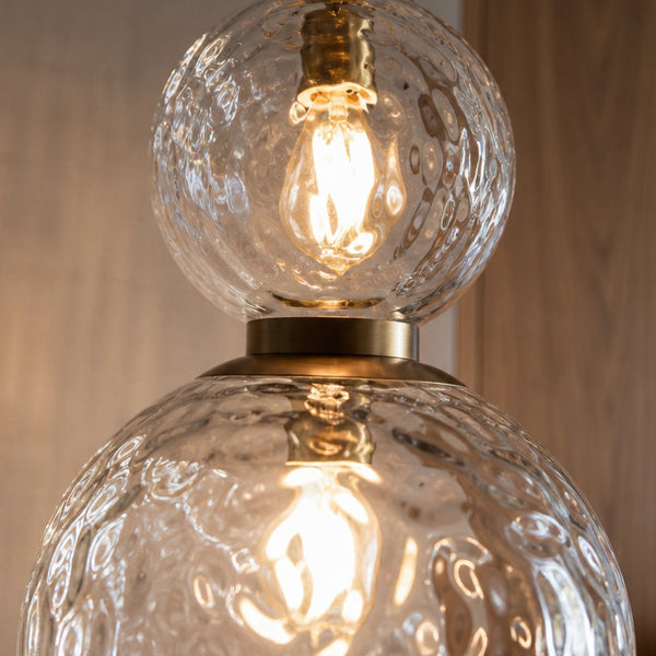 Celeste Dual-Sphere Glass Pendant Light