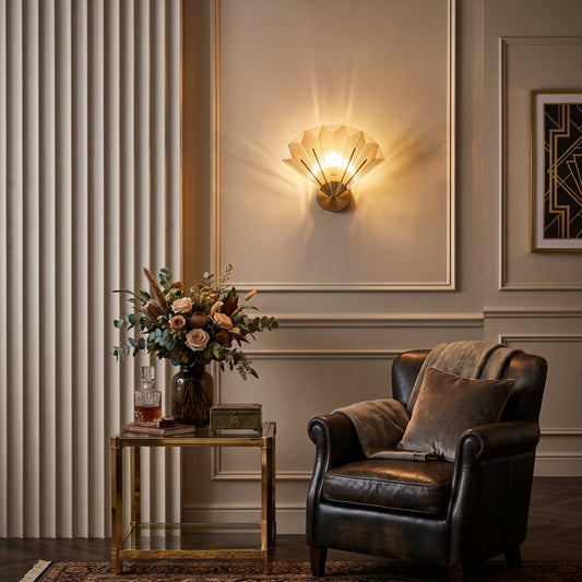 Aura Fan Art Deco Smart Wall Sconce