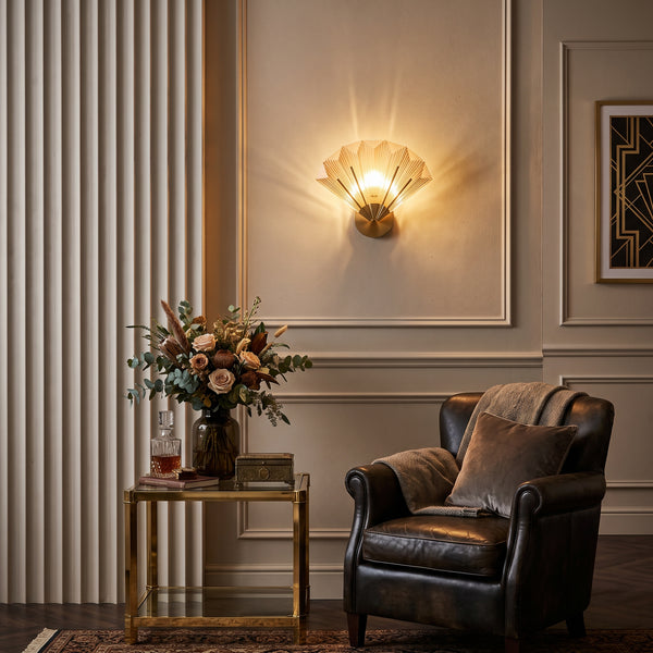 Aura Fan Art Deco Smart Wall Sconce