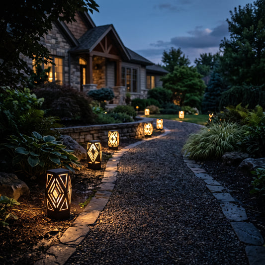 Prism Geometric Smart Outdoor Bollard Light