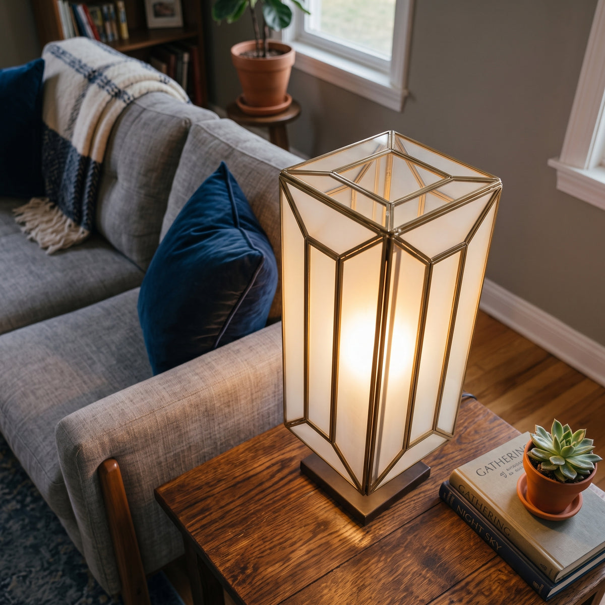 Prism Art Deco Geometric Table Lamp