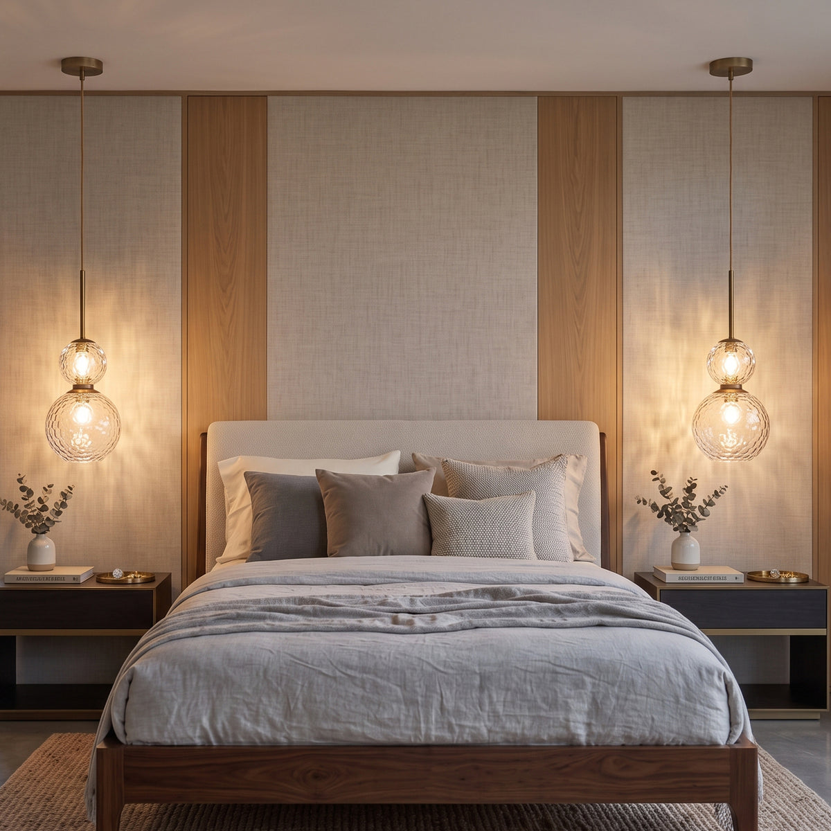 Celeste Dual-Sphere Glass Pendant Light
